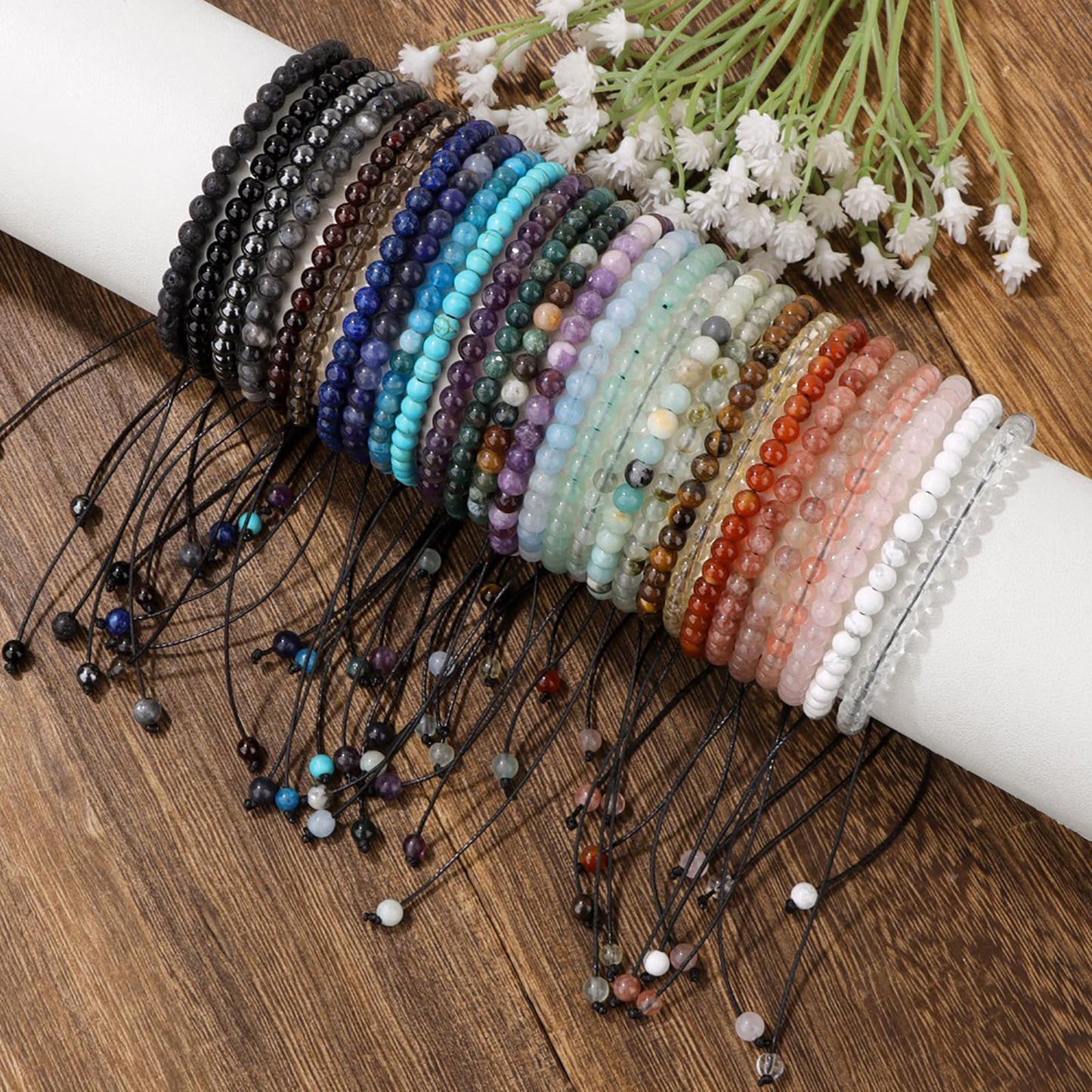 Lit Wall Jade Anklets for Women Handmade Beach Boho Ankle Waterproof Green Aventurine Anklet Bracelets Adjustable Beaded Ankle Bracelet Plus Size Anklets Gemstone Anklet Jewelry Gift for Her