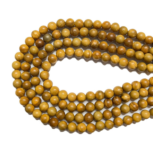 CarpenterC 500pcs 10mm Gorgeous Natural Round Polished Rosewood Loose Beads for Jewelry Making DIY Handmade Crafts
