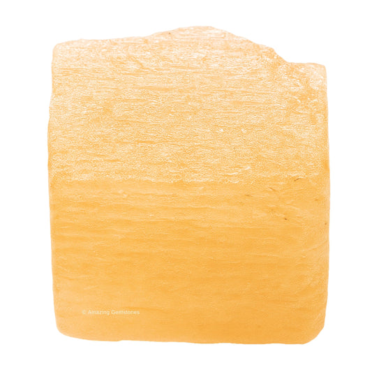 Amazing Gemstone Orange Selenite Raw Crystals and Healing Stones, Natural Rocks for Tumbling - DIY Raw Stones and Crystals, 2 Pieces