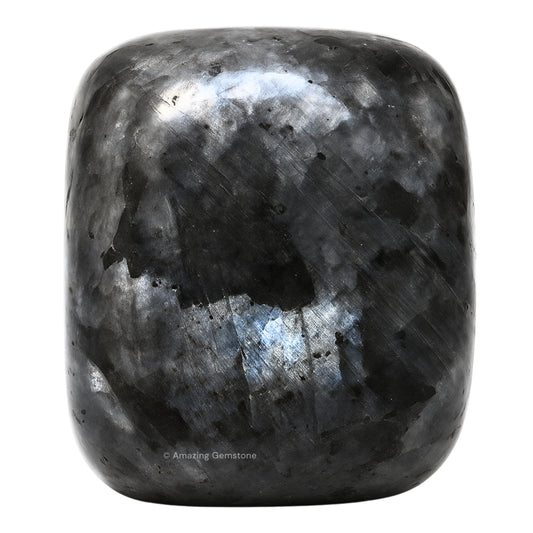 Amazing Gemstone Larvikite Crystals&Healing Stones Tumbled - 1 oz Larvikite Stone Gem Stones, Healing Stones for Energy Balance, Stress Relief - Premium Polished Gems Rocks for Meditation&Wellness