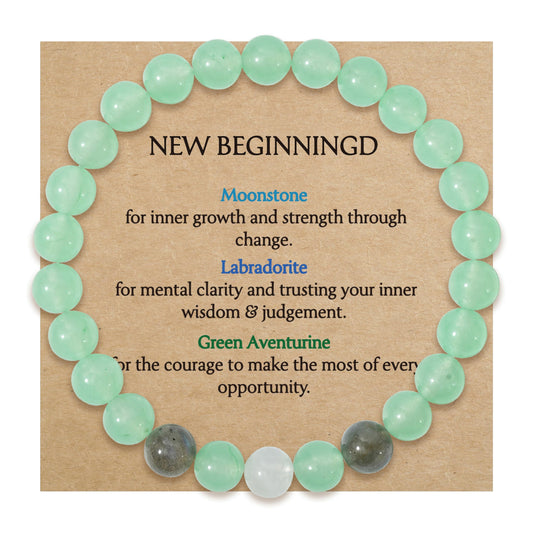 Belloxis Birthday Gifts for Women Friendship Moonstone Stone Beads Bracelets Graduation Friend Coworkers Retirement Christmas Birthday Teacher Thoughtful Nurse Gifts Ideas Her Womens Girls Accessories