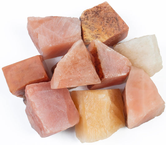 Crocon 1LB Red Aventurine Rough Bulk Natural Stone Raw Gemstone Tumbling Cabbing Polishing Gem Mining Chakra Balancing Reiki Healing Meditation Gift Good Luck Home Office Decor