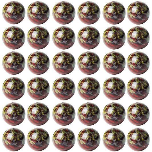 Natural Stone Beads 100pcs 6mm Dragon Blood Stone Round Genuine Stone Beading Loose Gemstone Hole Size 1mm DIY Smooth Beads for Bracelet Necklace Earrings Jewelry Making (Dragon Blood Stone Red,6mm)