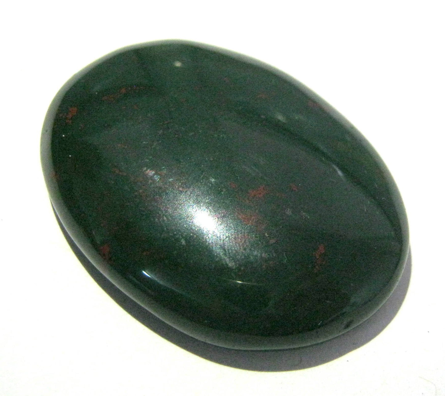 crystalmiracle Bloodstone Worry Stone Positive Energy Crystal Healing Thumb Stone for Metaphysical Powerful Health Wealth Reiki Protective Meditation Feng Shui Gifts for Men Women