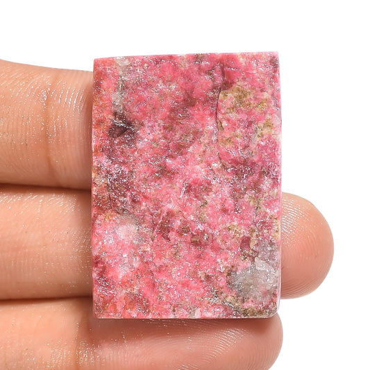 Amazing Gemstone Thulite Druzy Raw Crystals and Healing Minerals Stones, Natural Rocks for Wire Wrapping, Tumbling and DIY Raw Stones and Home Décor Crystals (1Piece)