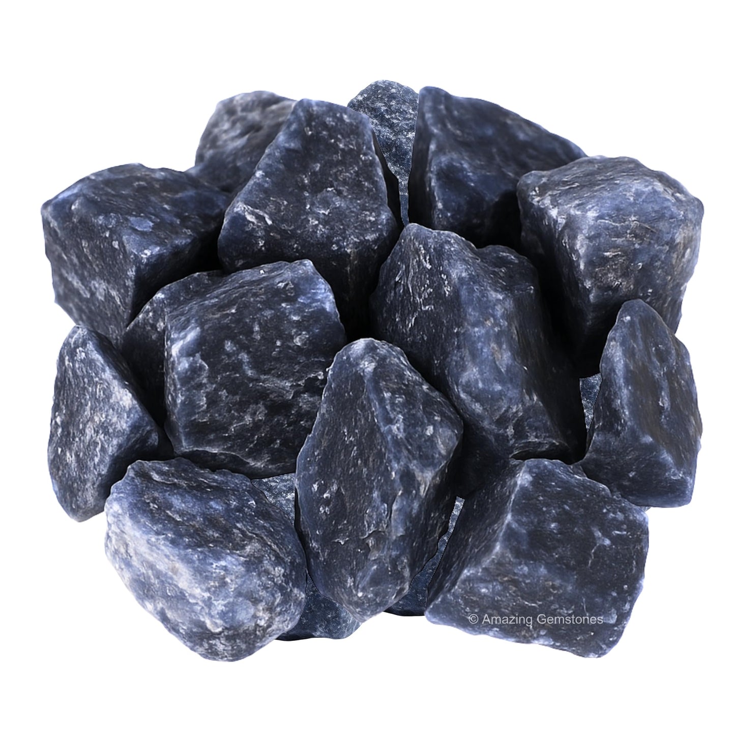 Amazing Gemstone Blue Aventurine Raw Crystals and Healing Stones, Natural Rocks for Tumbling - DIY Raw Stones and Crystals, 2 Pieces