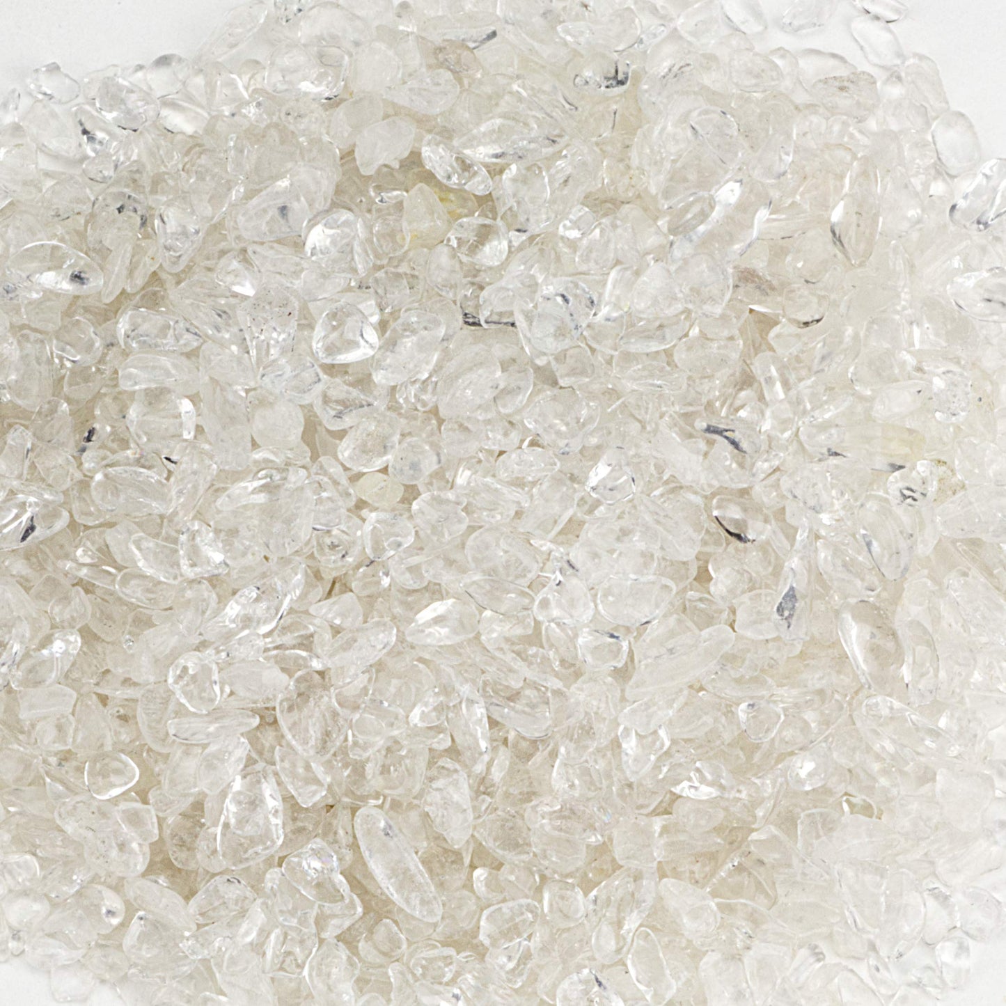 Cherry Tree Collection 1/2 Pound Polished Tumbled Gemstone Chips, Pebbles, Crystal Chips Bulk for Jewelry Making, Healing, Plants, Succulents, Aquariums, Decoration, Chakra (Quartz)