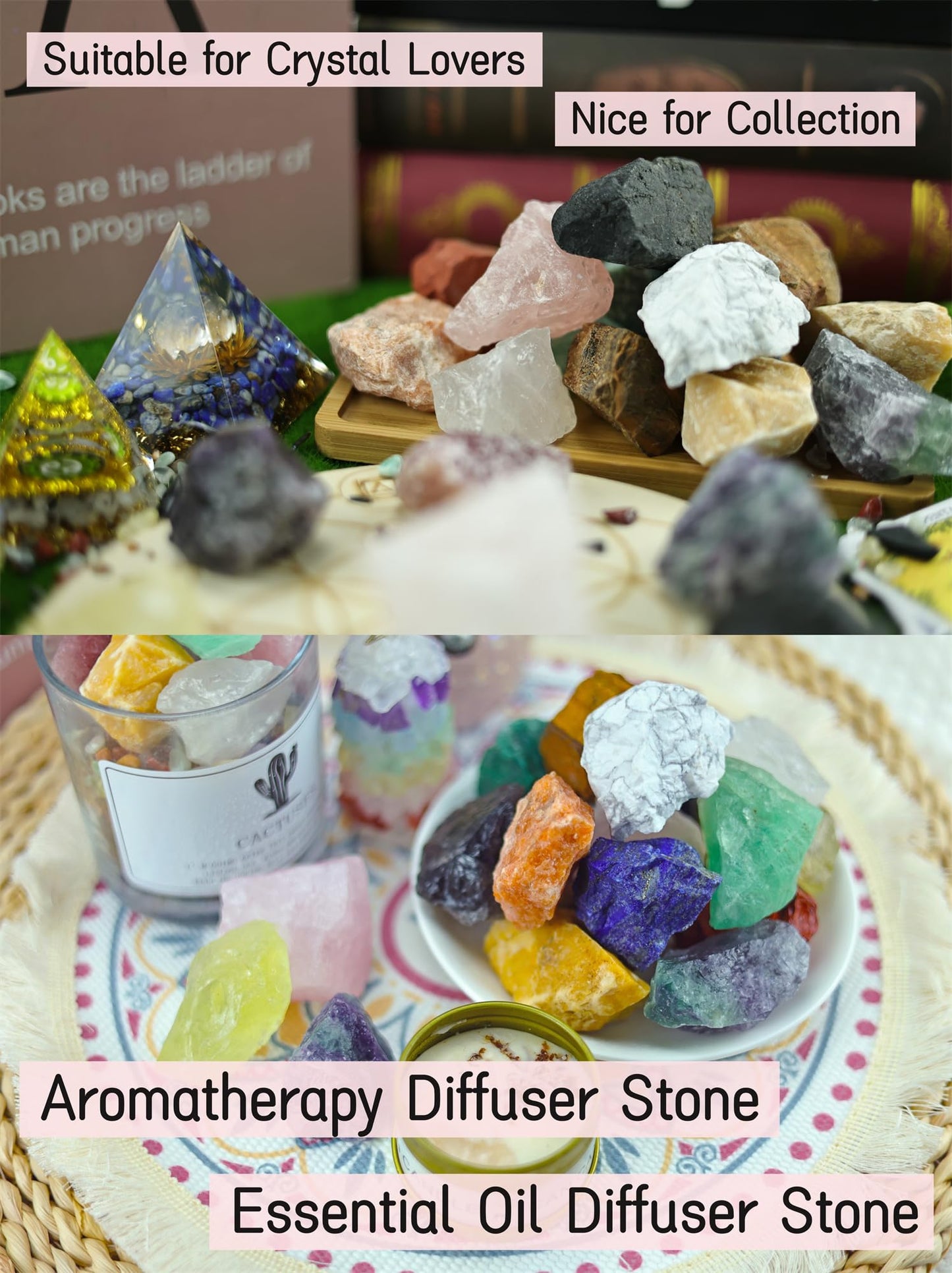 YATOJUZI Green Aventurine 1.8-2.2" Natural Raw Stones and Healing Crystals Large Stone Rough Crystal Rocks for Tumbling Cabbing Polishing Fountain Rocks Decoration 1PCS