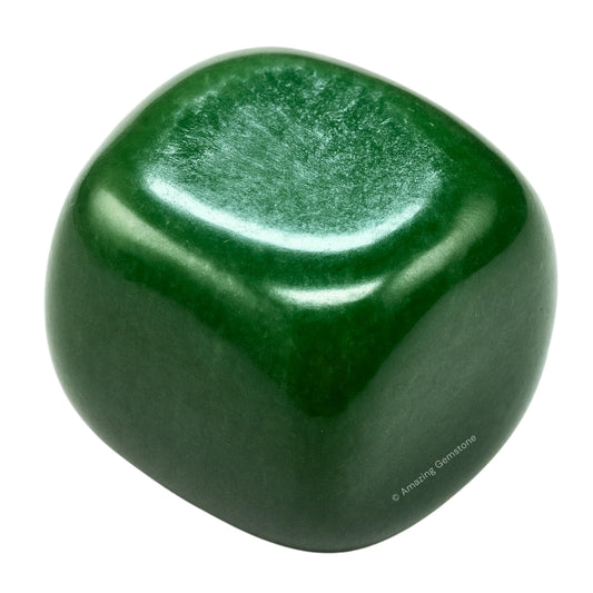 Amazing Gemstone Dark Green Aventurine Crystals and Healing Stones Tumbled - 1 oz Dark Green Aventurine Stone, Healing Stones for Energy Balance, Stress Relief - Premium Polished Gems Rocks