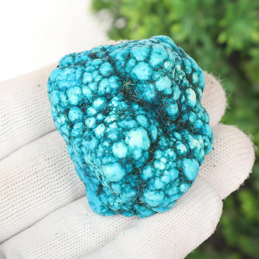 GEMHUB Blue Turquoise 146.00 Carat Uncut Rough Natural Raw Turquoise Healing Crystal Loose Gemstone Beads