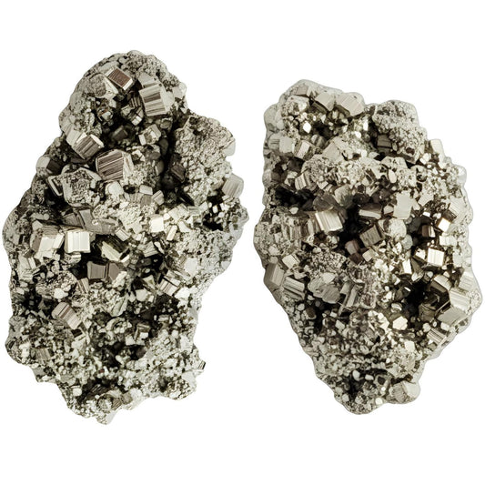Healing Crystal Stones, 1.25-2.0" Large Reiki Healing Gemstones Natural Tumbled Polished Stones for Energy Witchcraft Therapy Meditation Pack 2 (Pyrite)
