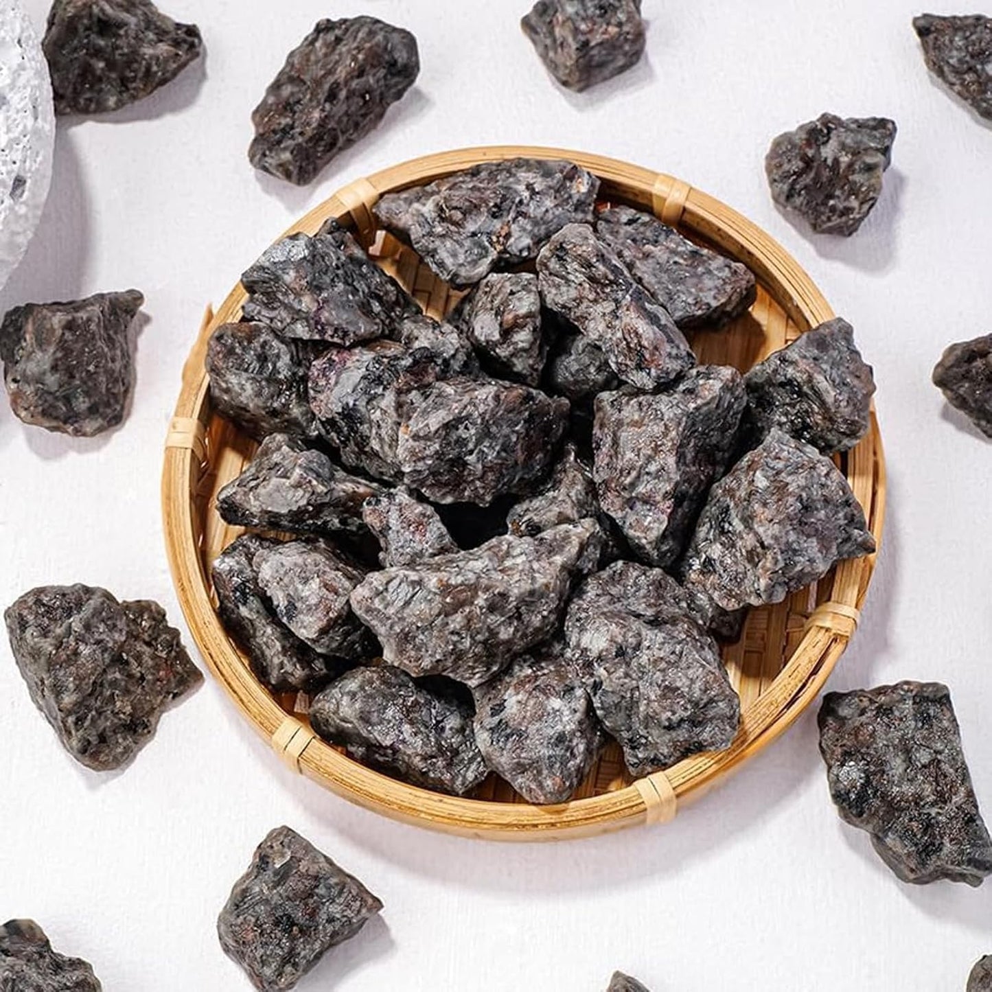 AZKRWFLM Yooperlite Stone Natural Raw Rough Flame Crystals Bulk for Healing Tumbling Fountain Rocks Decor(0.67, Pounds)