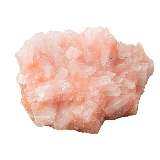 Amazing Gemstone Pink Heulandite Crystals&Healing Stones Mineral Specimen - Premium Semi Precious Gem Stones for Spiritual Growth - Healing Crystals Geodes Clusters for Meditation,Chakra Balance