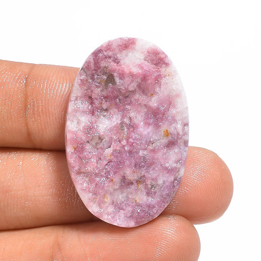 Amazing Gemstone Pink Lepidolite Druzy Raw Crystals and Healing Minerals Stones, Natural Rocks for Wire Wrapping, Tumbling and DIY Raw Stones and Home Décor Crystals (1Piece)