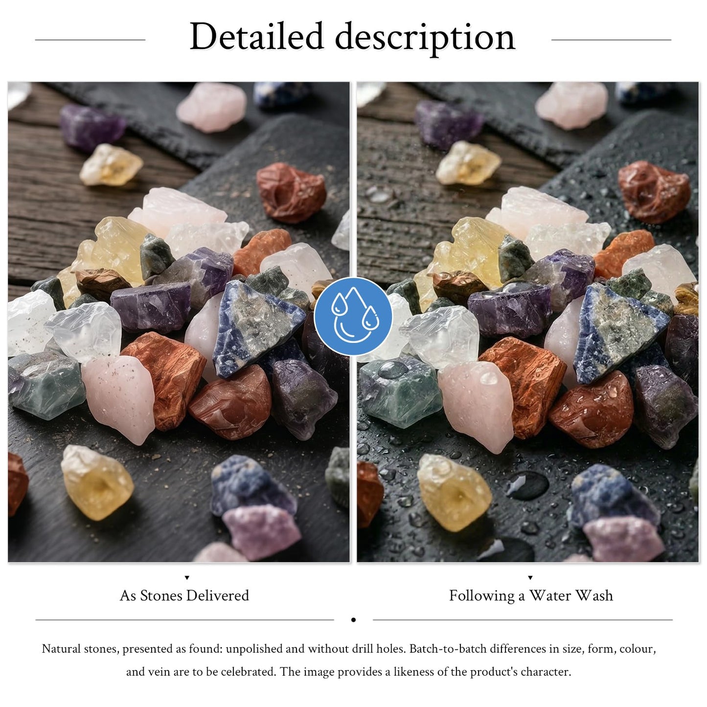 rockcloud 1 lb Natural Healing Crystal for Cabbing,Tumbling,Cutting,Lapidary,Polishing,Reiki Crytsal Healing,Assorted Stones