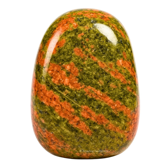 Unakite Crystals and Healing Stones Tumbled - 1 oz Unakite Stone Gem Stones, Natural Healing Stones for Energy Balance, Stress Relief - Premium Polished Gems Rocks for Meditation and Wellness
