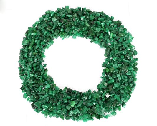 GEMHUB Green Emerald Gemstones Lot Natural Loose Raw Stones for Jewelry Making Pendants Necklaces Rings