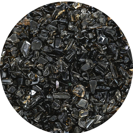 Smoky Quartz Crystal Aquarium Gravel - Rocks, Tumbled Stone and Tiny Crystals for Decoration (Natural AAA Grade Gemstones) (1000+ carat)