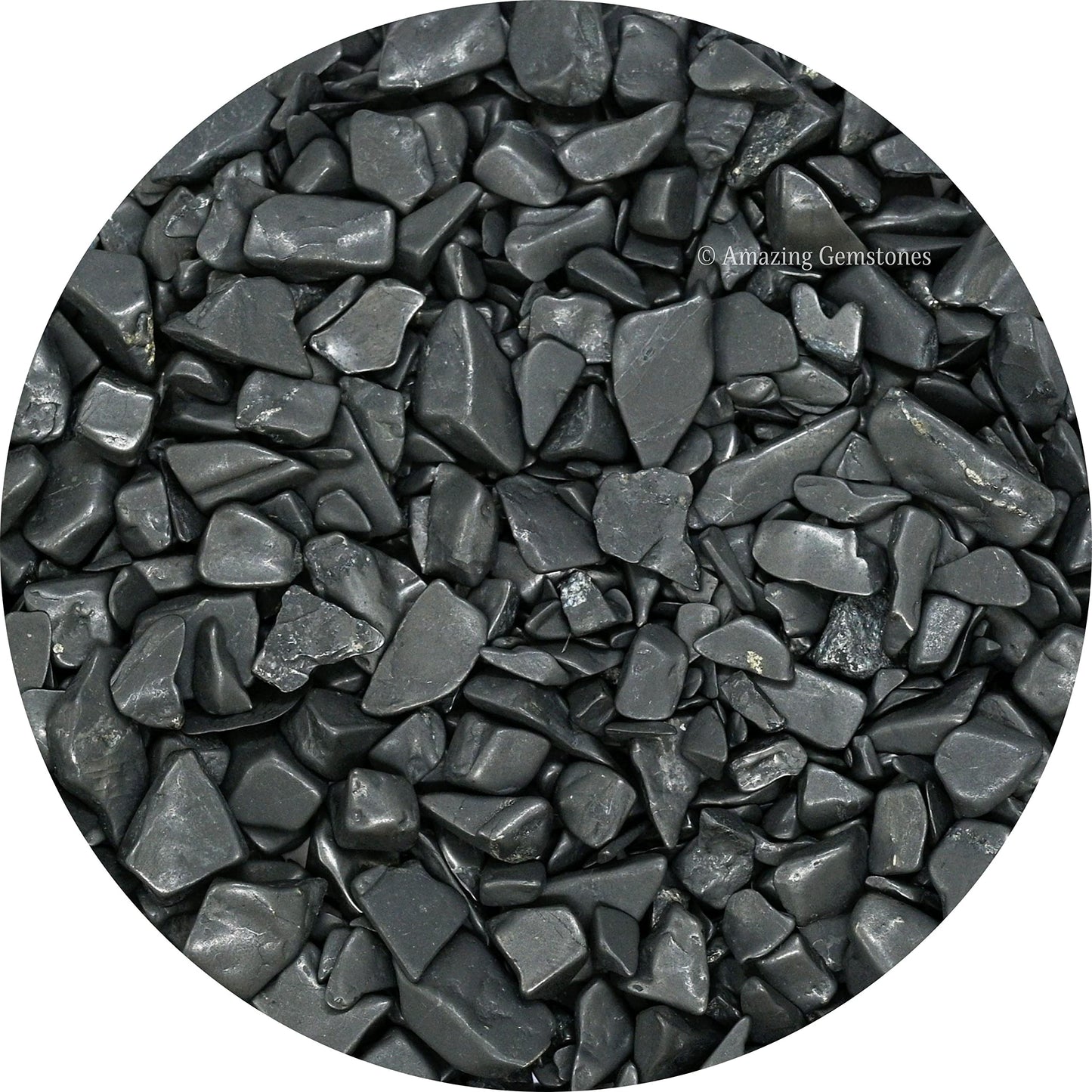 Amazing Gemstone Shungite Crystal Chips Aquarium Gravel Rocks - Shungite Chips Bulk Fish Tank Gravel, Small Tumbled Stone Chips and Tiny Crystals for Decoration (Natural AAA Grade) (1000+ Carat Chips)