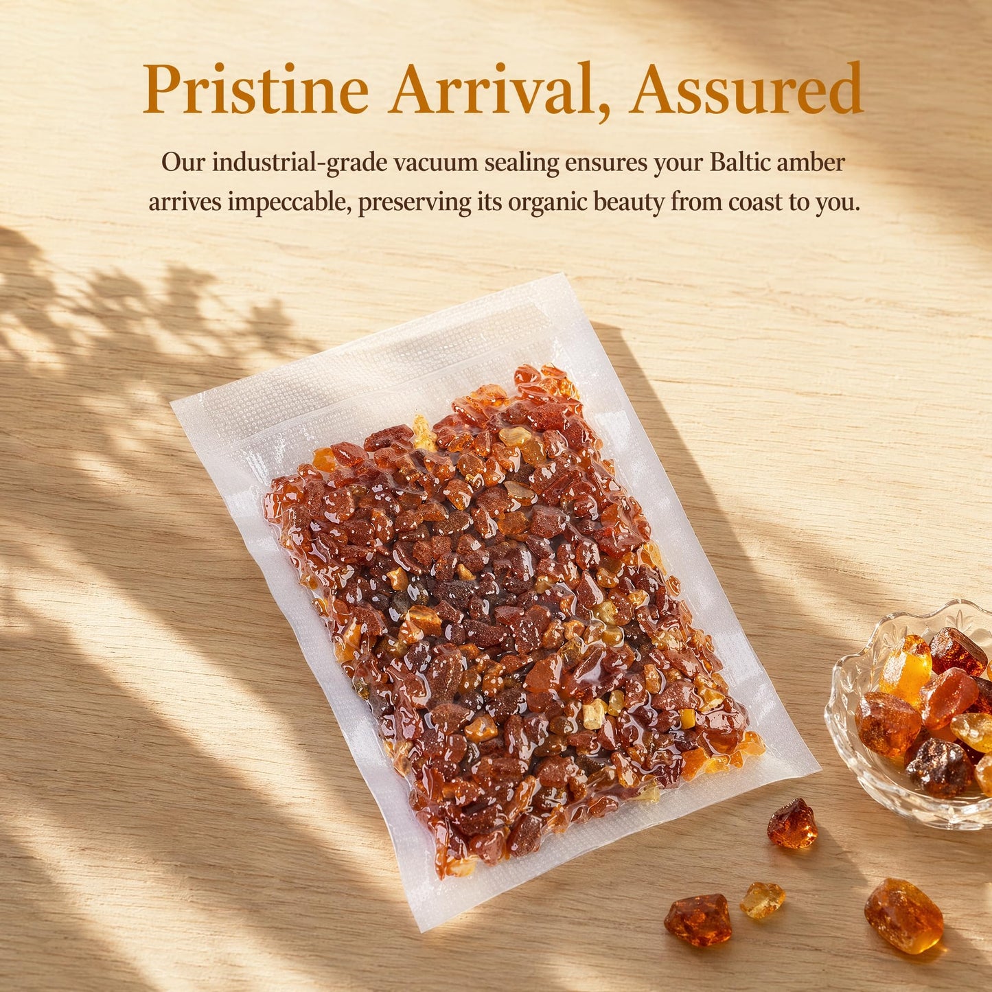 Natural Baltic Amber Stone Therapeutic Grade Crystal Slice Multifunctional Healing Stone for Healing, Psychological Energy, Fish Tank Decoration, Yoga, Meditation, Crafts, Healing Pillow Filling