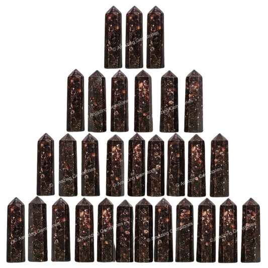 Amazing Gemstone Garnet Crystal Points Bulk Healing Crystals - Pack of 3 Single Terminated Healing Wand Point Bulk Crystals for Crafts, Crystal Grid, DIY Work - Premium Crystals for Beginners Gifts
