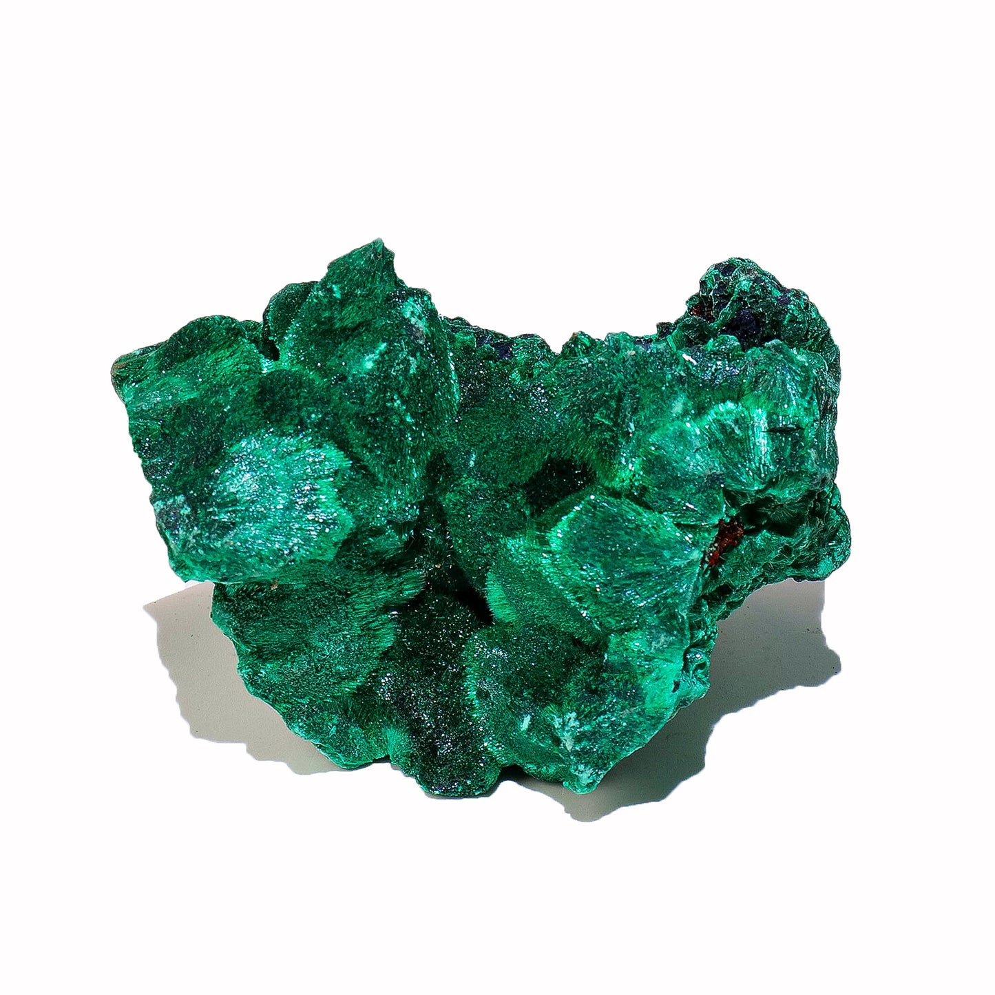 Apengshi Natural Malachite Crystal Stone 0.22-0.33lb Raw Malachite Stone Irregular Rough Malachite Mineral Specimen Original Shape Healing Crystal Gem Worry Relief Stress with Gift Box