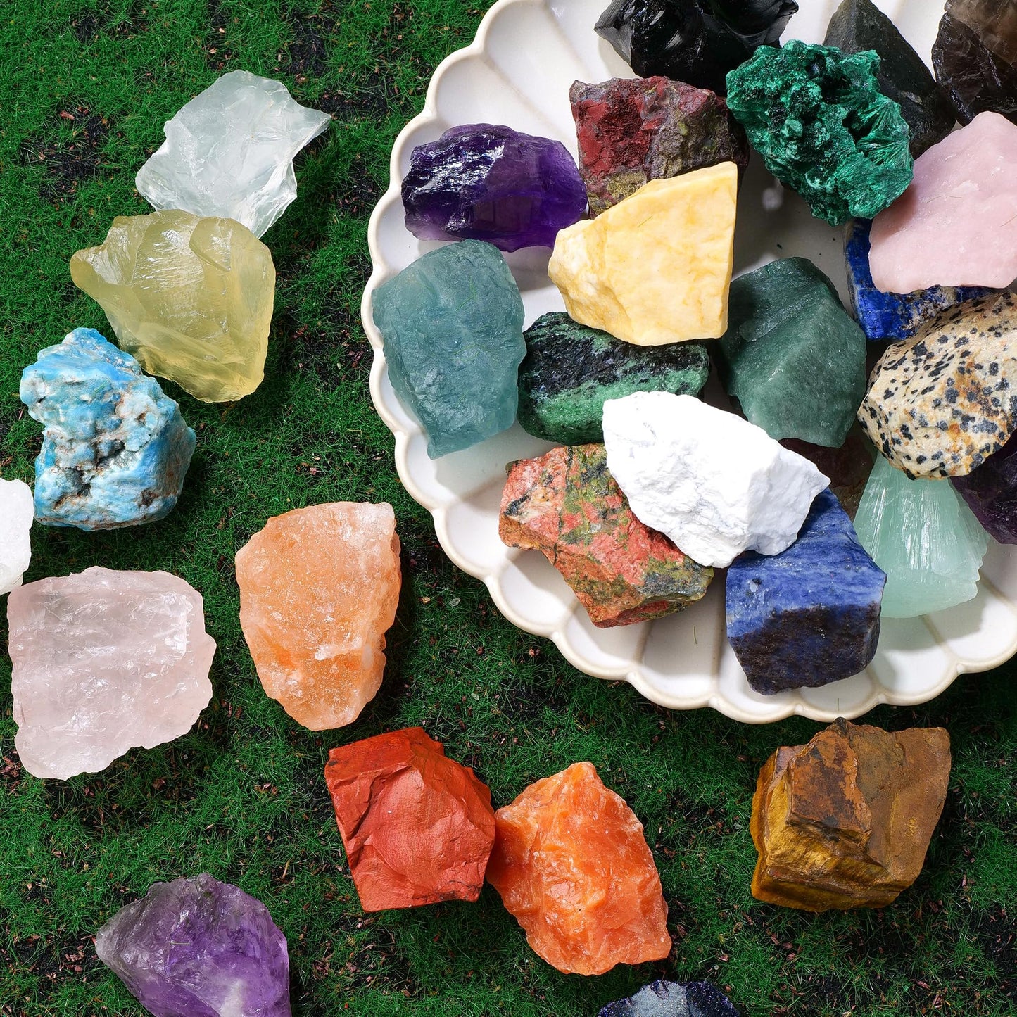 Apengshi 1.2-2'' Obsidian Raw Stone Natural Crystal Healing Crystal and Stone Rough Rocks for Fountain Home Garden Decor Meditation