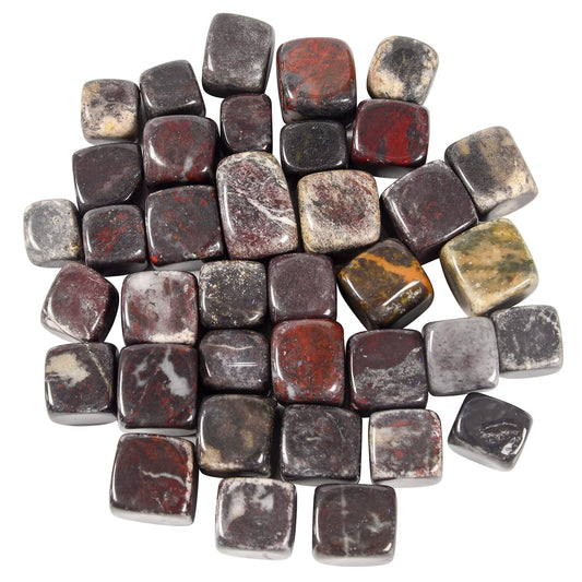 Crocon 1LB rhodonite garnet tumbled stones and Crystals bulk 2000+ Carats Natural Crystal Kit for Reiki Healing Crystals Polished Tumble Stones Chakra Balancing Reiki Gift Home Decor DIY crafts